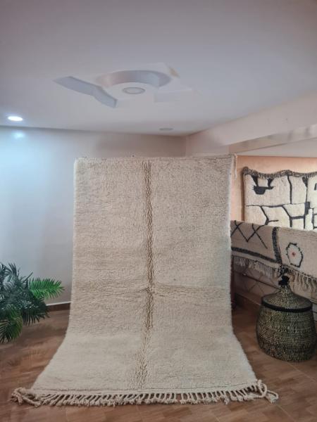 White Kalil Marokkaans handgemaakt tapijt